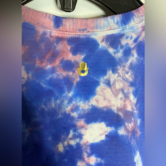 NWT Spiritual Gangster x Soul Cycle Supernova Tiedye Seamless Tank Blue Tied M/L - Picture 12 of 12